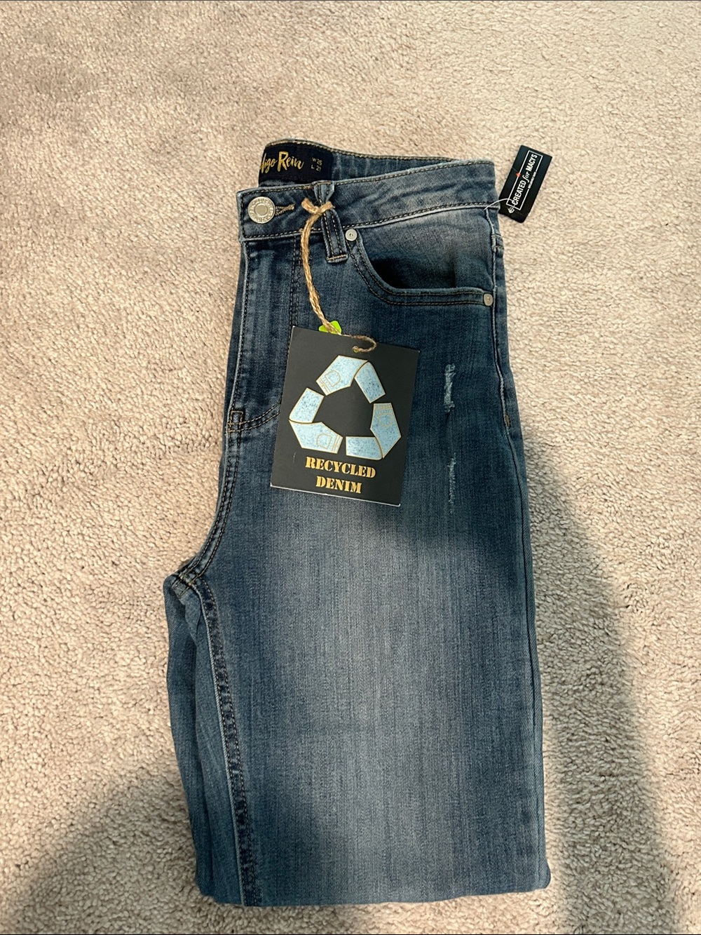 Indigo Rein Dark Blue Denim Jeans
